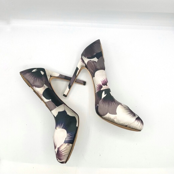Nine West Floral Print High Heel Pumps – Size 7.5M - Picture 4 of 10